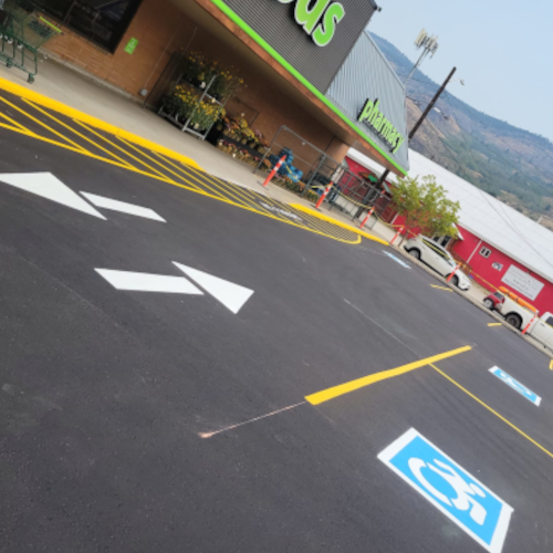Commercial Parking Lot Repainting